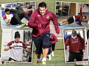 Manchester City, Pemainnya Berlatih di Gym Tingkatkan Kebugaran